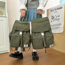 韩版时尚潮流双肩包女学生运动休闲书包ins初高中生大容量背包女