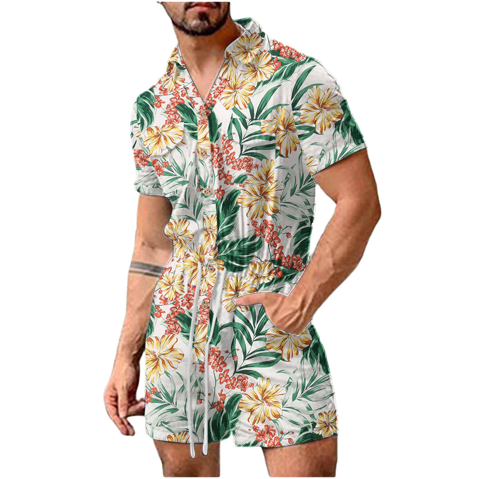 Hawaiian Bodysuit Image 4