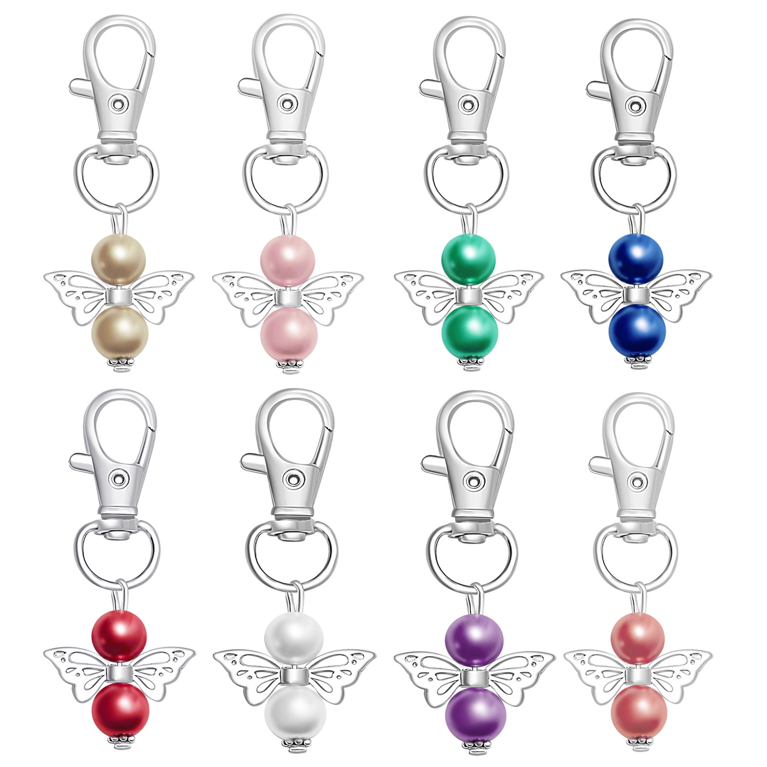 Nuevo llavero de ángel de la guarda, regalo de bodas, bautismo de bebé, sacramento, fiesta de cumpleaños, colgante, manualidades de bricolaje