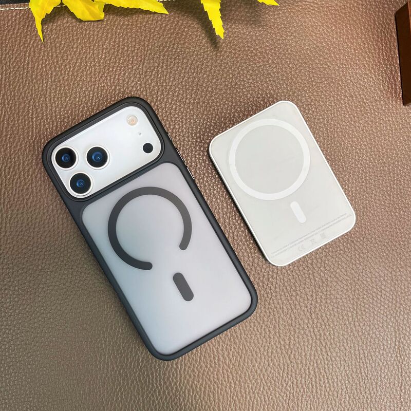 适用iPhone17Promax手机壳经典优盾肤感磁吸磨砂PC软边苹果17护套|undefined
