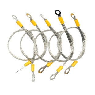 Ring terminal car grounding wire all copper braided wire all copper braided lightning protection grounding wire ground ring wire