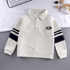 Children's sweatshirts 2023 new pullover boys' long-sleeved T-shirt single top medium and large children's baby bottoming shirt T-shirt wholesale