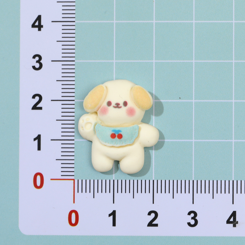 Dibujos Animados bellyband oso resina accesorios crema pegamento cachorro teléfono caso DIY horquilla accesorios de pelo material hecho a mano al por mayor