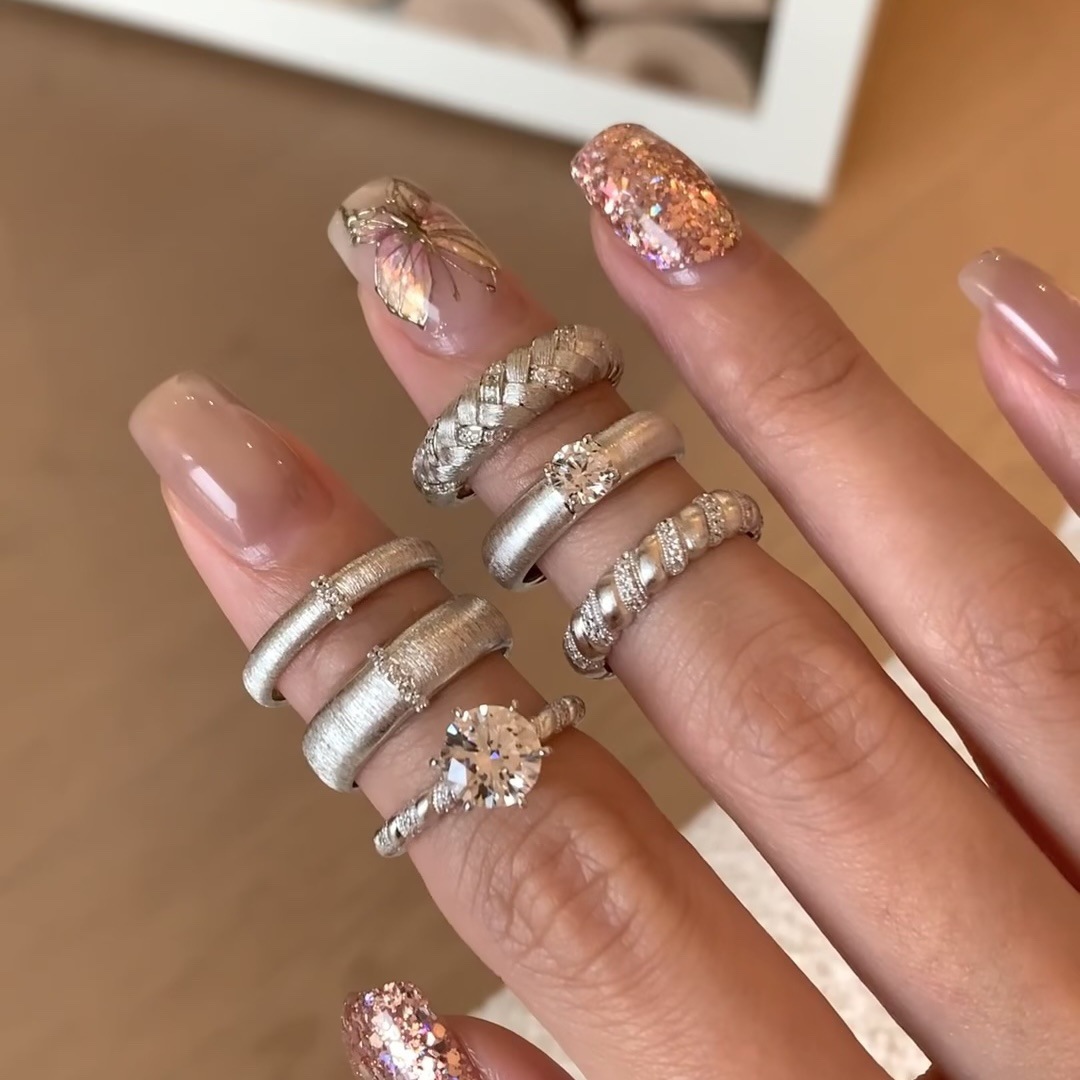 Anillo de apertura de espiga de circonio de vintage medieval anillo de todo fósforo de nicho femenino joyería de alta gama de lujo ligero retro