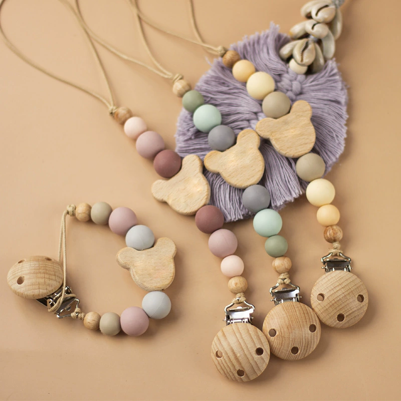 INS североевропейский ветер для матери и ребенка, соска, бук силиконовая соска, цепочка для внешней торговли Amazon