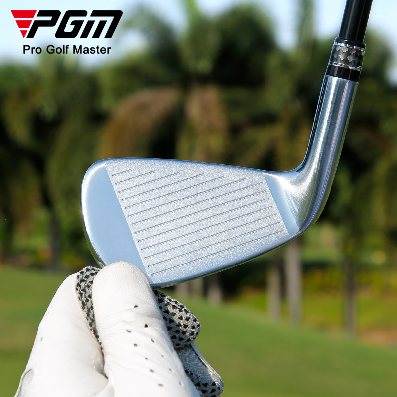 Gậy golf sắt số 7 PGM MEGA PRO II thân carbon/thép, cấu trúc thân rỗng đơn — TIG046-7 thân trục carbon hạng R bằng sắt [với vỏ đầu], Thân trục carbon cấp SR bằng sắt TIG046-7 [với ống bọc đầu], TIG046-7 Sắt loại S trục carbon [với ống bọc đầu], Trục thép hạng R sắt TIG046-7 [với ống bọc đầu]