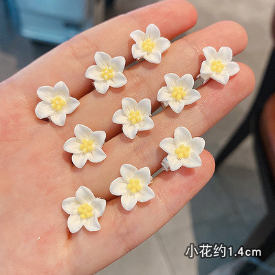 Amazon レトロパールフラワー小さなグリップクリップ三つ編み装飾小さなヘアピン甘いヘアアクセサリー前髪クリップ|undefined