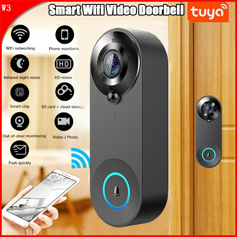 【优惠】可视门铃 智能wifi对讲门铃低功耗监控语音对讲无线门铃