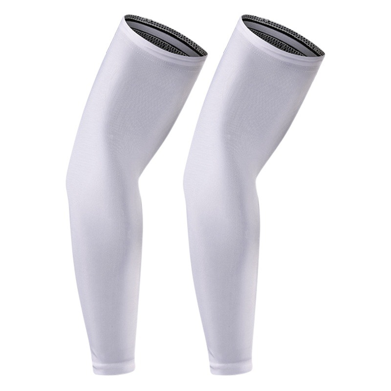 Sports Knee Pad Stretch Lengthened Basketball Leg Pad Men's and Women's Outdoor Sun Protection Riding Pad Quick-drying Running Non-slip Leg Cover
