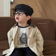 【大小卷】男童中长款风衣秋款2025新款男孩洋气英伦风儿童装外套