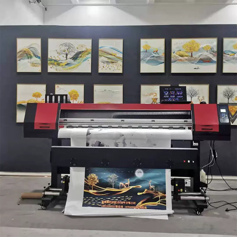 晶瓷画墙纸打印机 墙布壁画自动背景装饰喷绘机 手持标签打印器