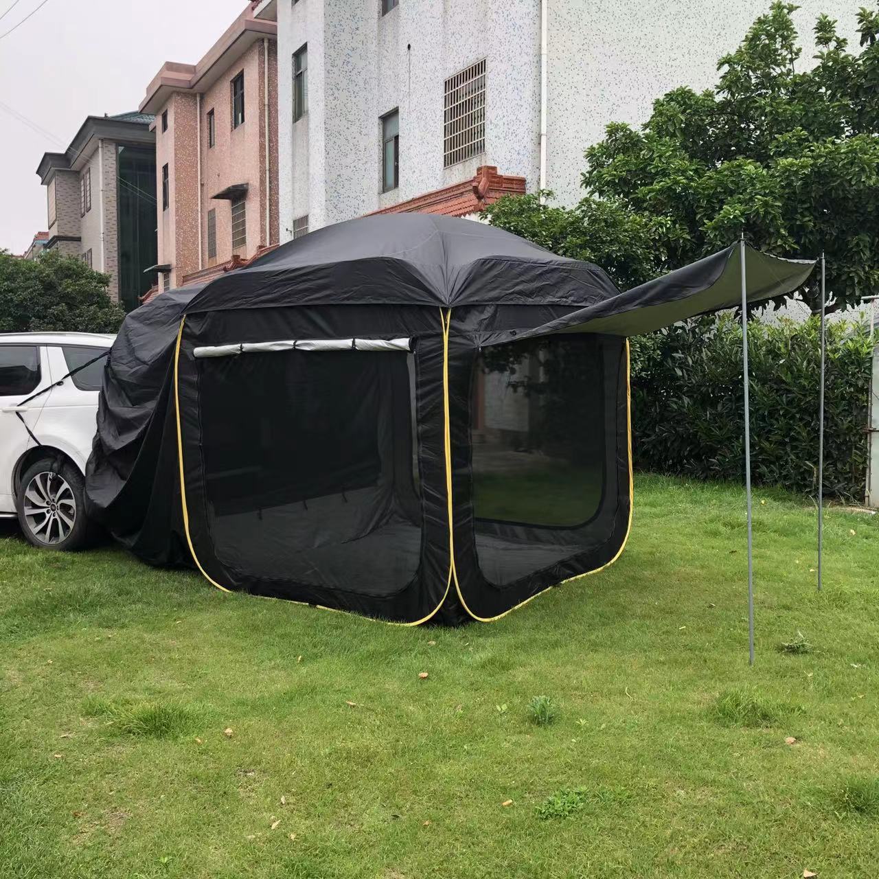 Outdoor extended SUV rear tent, car-mounted tent, trunk tent, car tail box tent, side-of-car tent for outdoor camping