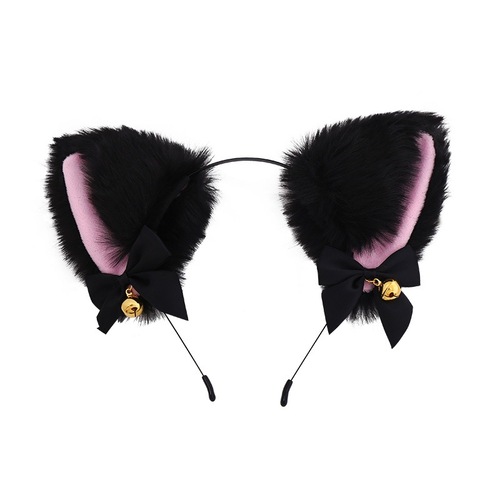 Lolita Maid Cat Ears Headband, Bell, Bow, Hair Clip, Cosplay, Anime Style Headband, Collar