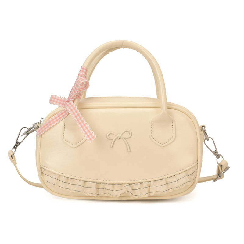 2026 nuevo bolso coreano para niños bolso de encaje de estilo extranjero bolso adorable arco bolso accesorios de niña pequeña