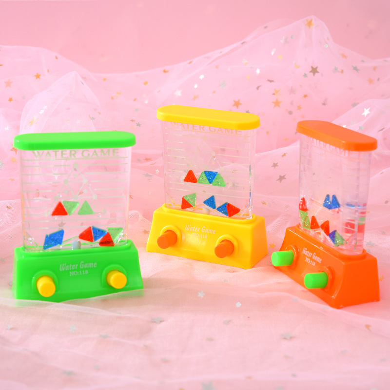 Anillo educativo para niños máquina de agua 90 s clásico juego máquina niños y niñas 80 s nostálgico pequeño juguete anillo de agua
