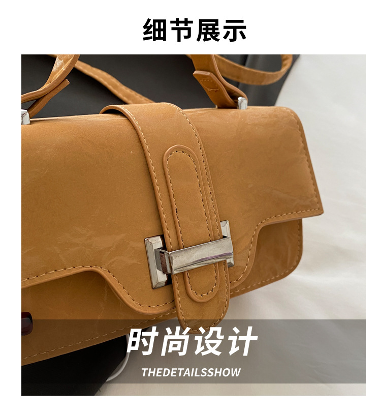 2024 New style women's trendy, fashionable and high-quality single-shoulder handbag, autumn commuting crossbody small square bag Application Scenario