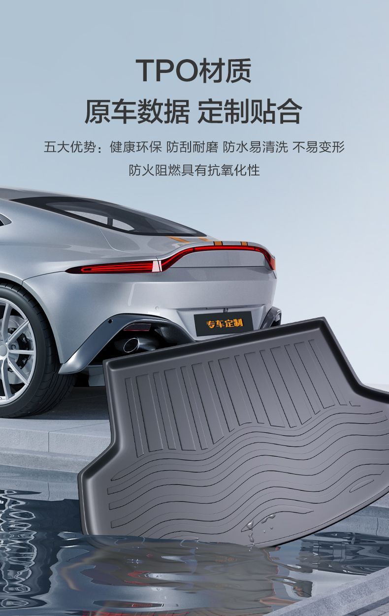 Suitable for Guangqi Honda Binzhi Trunk Mat Car Interior Decoration Auto Supplies Daquan Accessories Special Car Trunk Mat