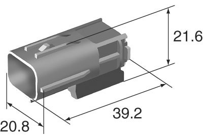 6188-0779 Sumitomo 8-way socket in stock plug-in 6189-1240 in stock car connector connection