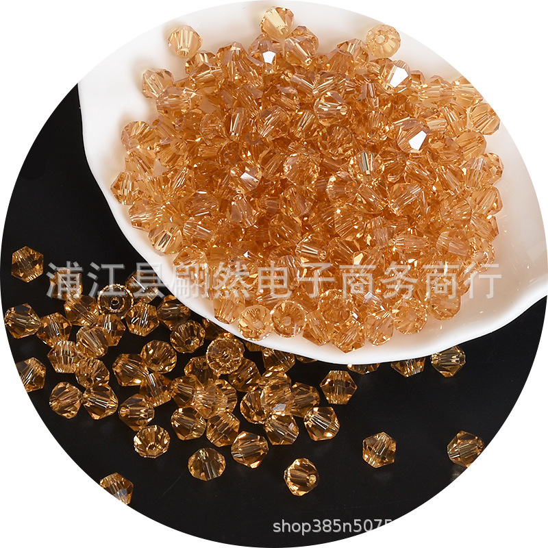 3-8mmAAAA水晶菱形珠精品水晶ガラス珠二頭尖珠DIY珠散珠アクセサリー部品