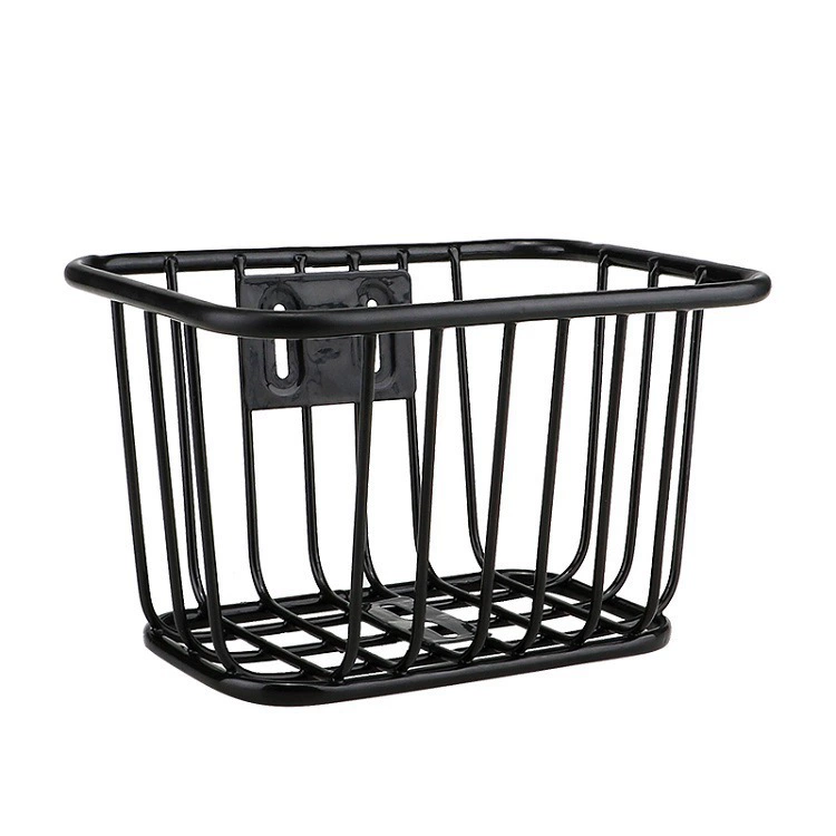 В наличии оптом детский велосипед железная корзина детский велосипед Передняя синяя металлическая корзина детская коляска