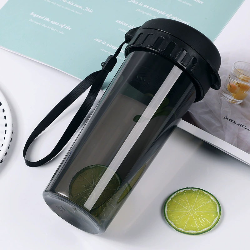 Подходящая для Tupperware 500 мл спортивная чашка для чая, герметичный дизайн, с ручкой-шнуром для переноски, для мужчин и женщин, американский стиль