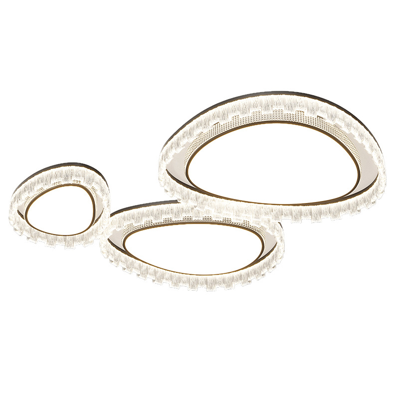 2025 nueva lámpara de techo de espectro completo lámpara de comedor de dormitorio lámpara de ventilador paquete de toda la casa lámpara de sala de estar minimalista moderna