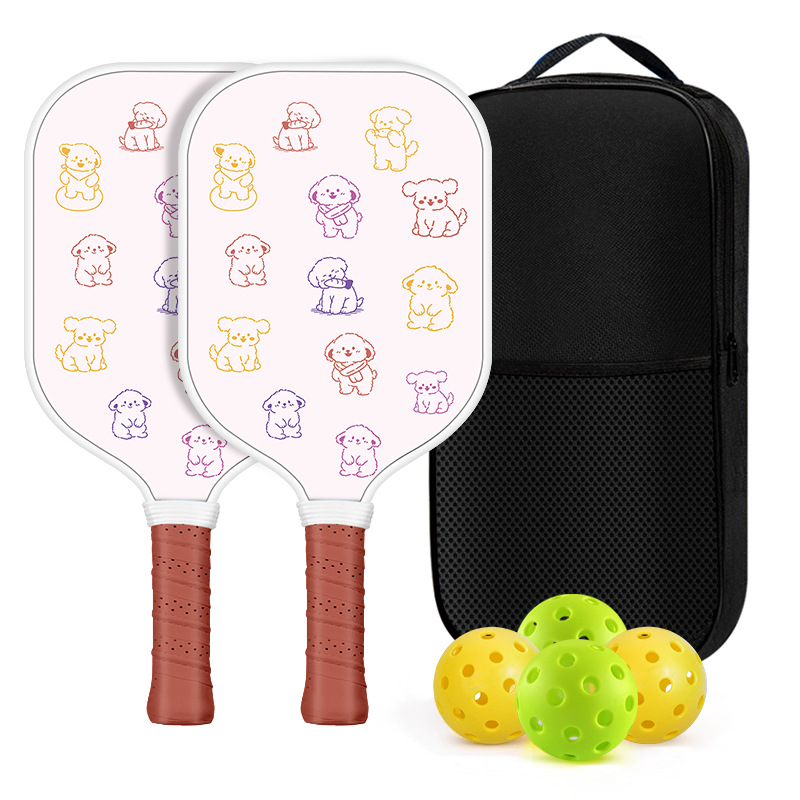 Fiberglass Children's Pickleball Racket Set Carbon Fiber Pickleball Racket Honeycomb Board Pickleball
