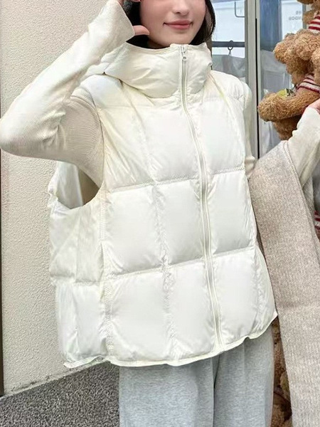 Design winter vest with down