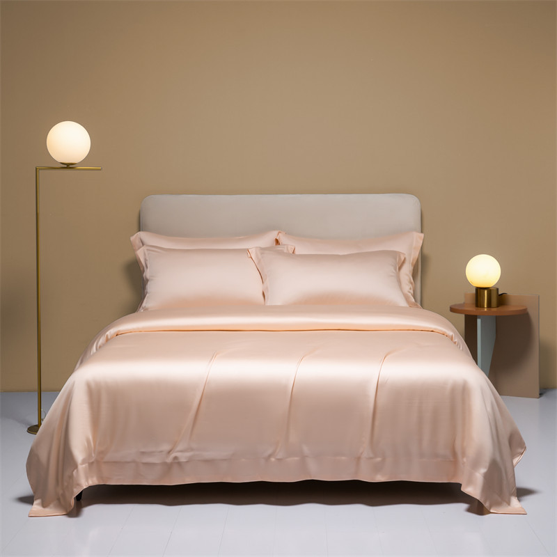 2025 New 60S Imported Tencel Pillowcase Quilt Cover Bed Four-piece Superior Naked Sleep Warm Bed Sheet Quilt Cover