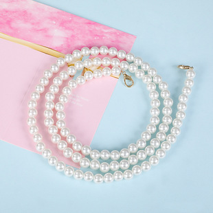 in stock 10mm Pearl Chain Wholesale Bag with Bag Pearl Chain Jewelry Accessories Phone Case Pearl Chain