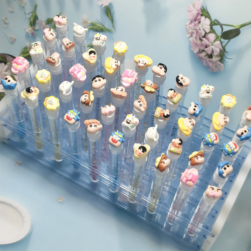 Grafting False Eyelash Tube Brush Cartoon Independent Tube Mounted Disposable Crystal Rod Mascara Brush Makeup Brush Tube