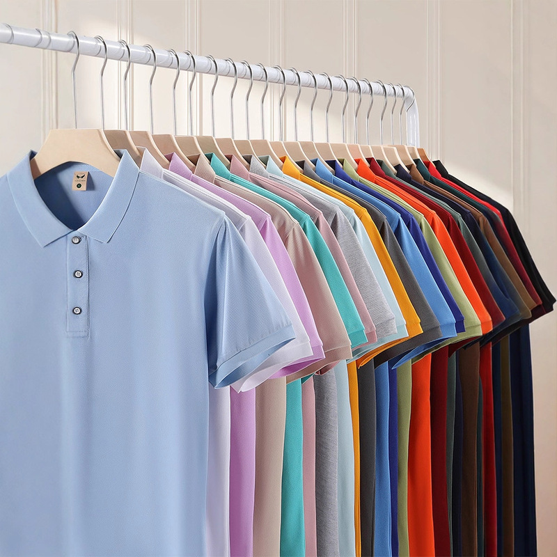 冰丝polo衫定制印logo工作服公司4S店汽车销售短袖t恤文化广告衫|undefined