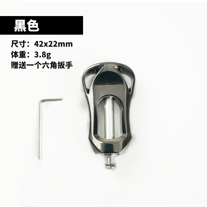 Dawa Bola de agarre hueco Luya accesorios de artes de pesca modificado ultraligero Bola de agarre transparente ligero pequeño carrete de pesca agarre