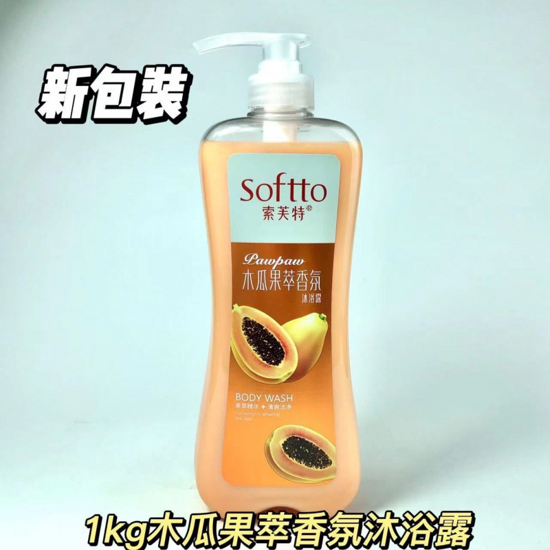 Sofitel シャワージェル 1L 大ボトル ファミリーパック ローズ パパイヤ 水分補給 ユニセックス フレグランス ランダムパッケージ|undefined