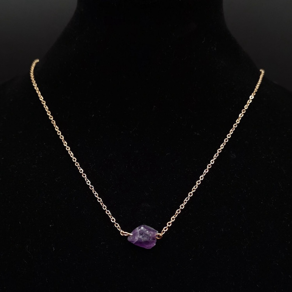 Fashion Geometric Agate Plating Natural Stone Necklace 1 Piece