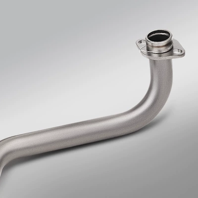 Motorcycle exhaust pipe — modification suitable for the front