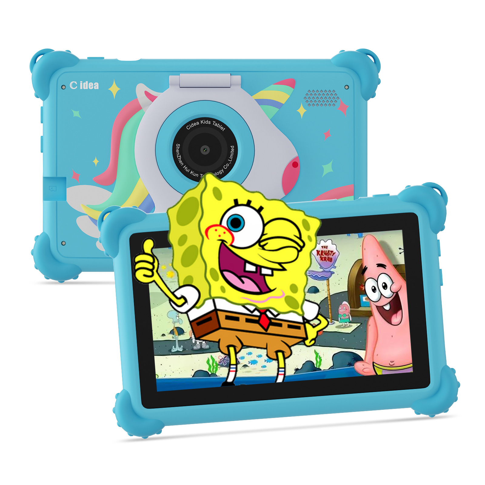 C Idea 7inch Cross-Border Kidsren's Tablet Quad-Core Source Factory Spot Wholesale 7Kids Tab