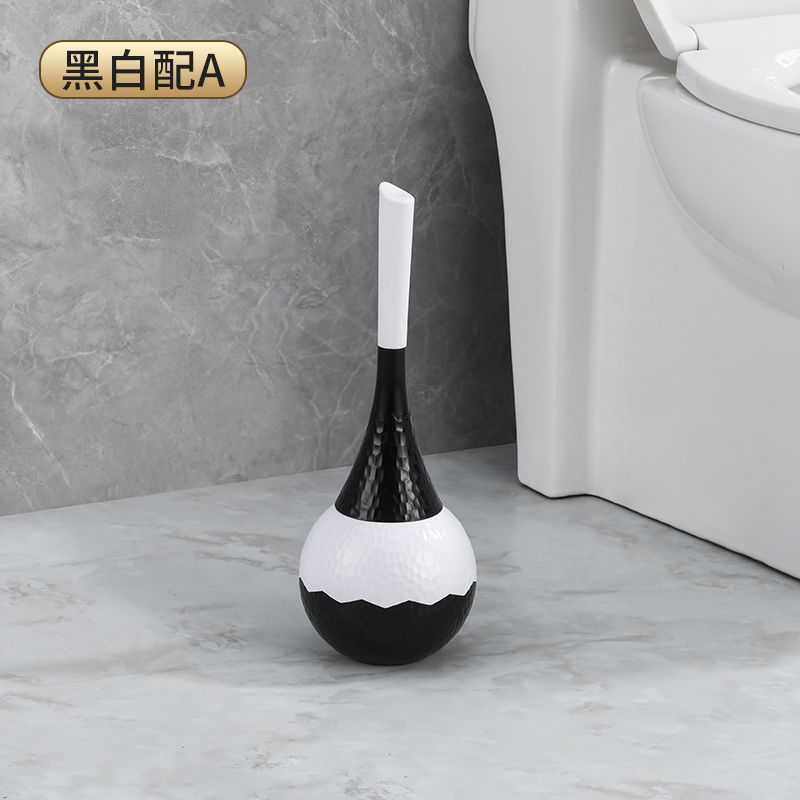 专用浴室厕所卫生间马桶刷家用刷子可爱长柄高档清洁家居落地银色|undefined