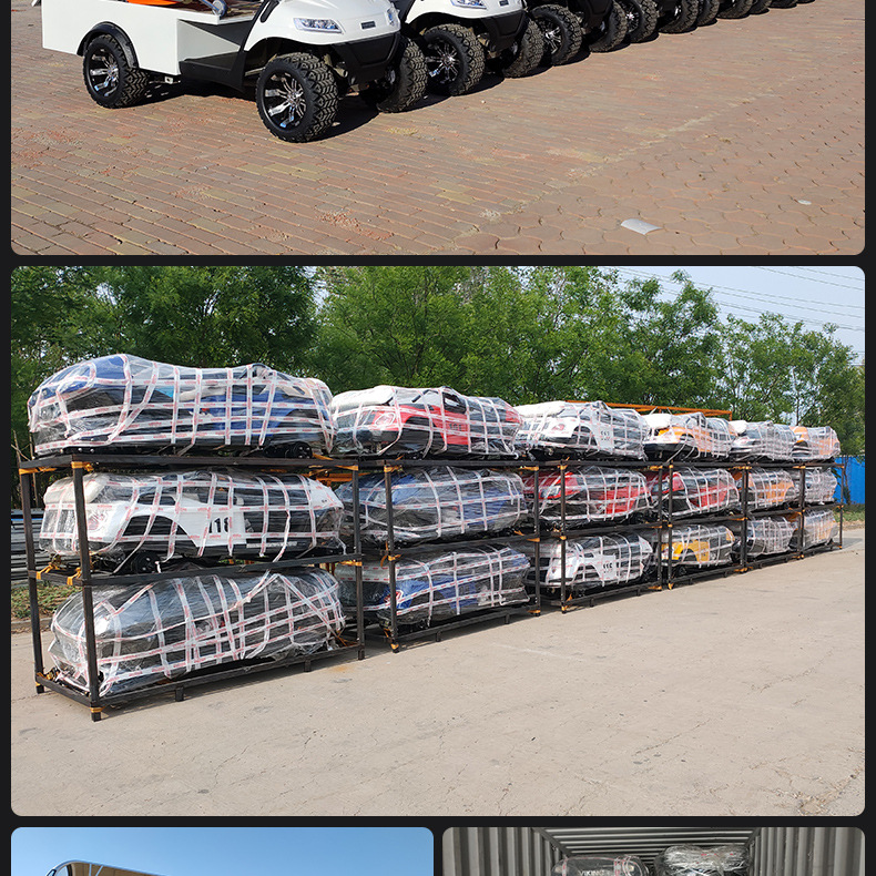 Electric Sightseeing Vehicle for Scenic Spots, Patrol and Reception Vehicle, Venue Property Patrol Shuttle Vehicle, 6-Seat Electric Golf Cart