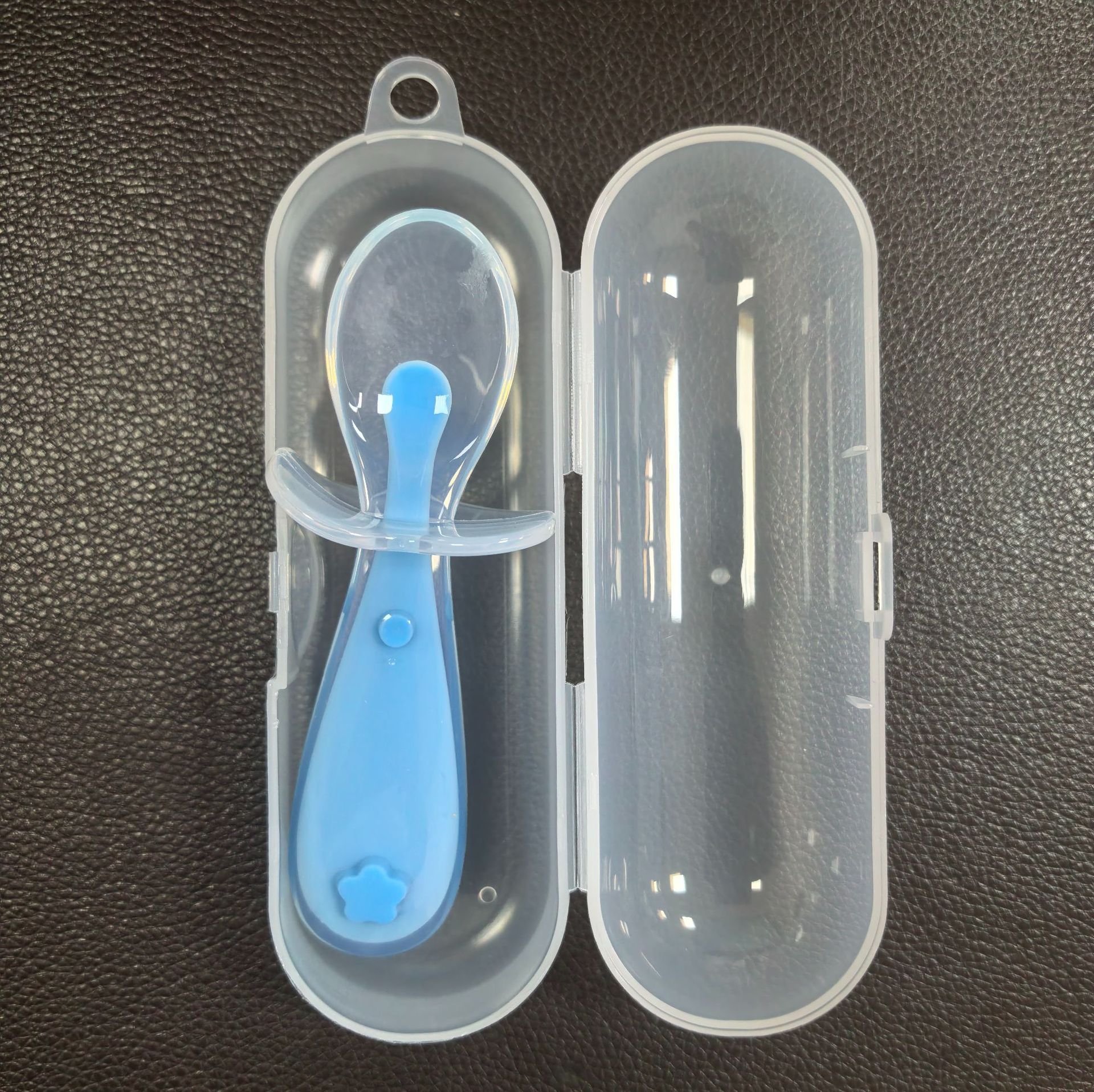 Blue spoon