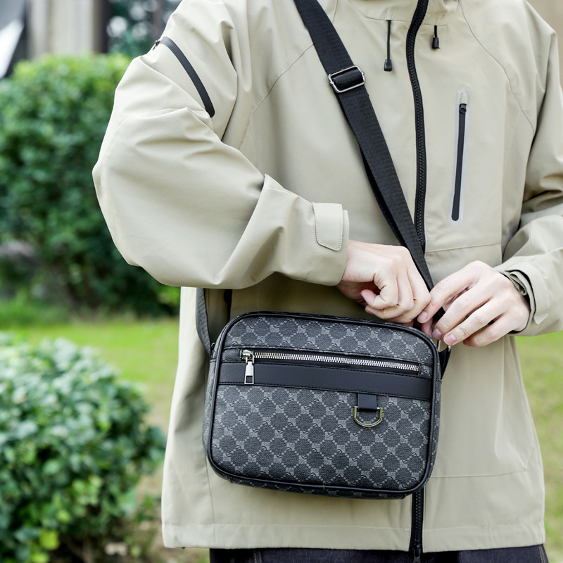 Trendy Men's Bags, High-End Cross-Body Men's Bags, Leather Trendyy Backpacks, Casual Shoulder Bags, Small Square Bags, Camera Bags Trendy Men's Bags, High-End Cross-Body Men's Bags, Leather Trendyy Backpacks, Casual Shoulder Bags, Small Square Bags, Camera Bags