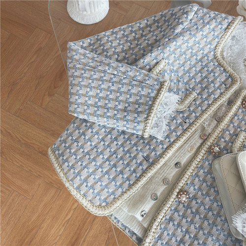 Korean children's coat  spring and autumn new girls' baby long-sleeved coat girls' little princess style coat wholesale