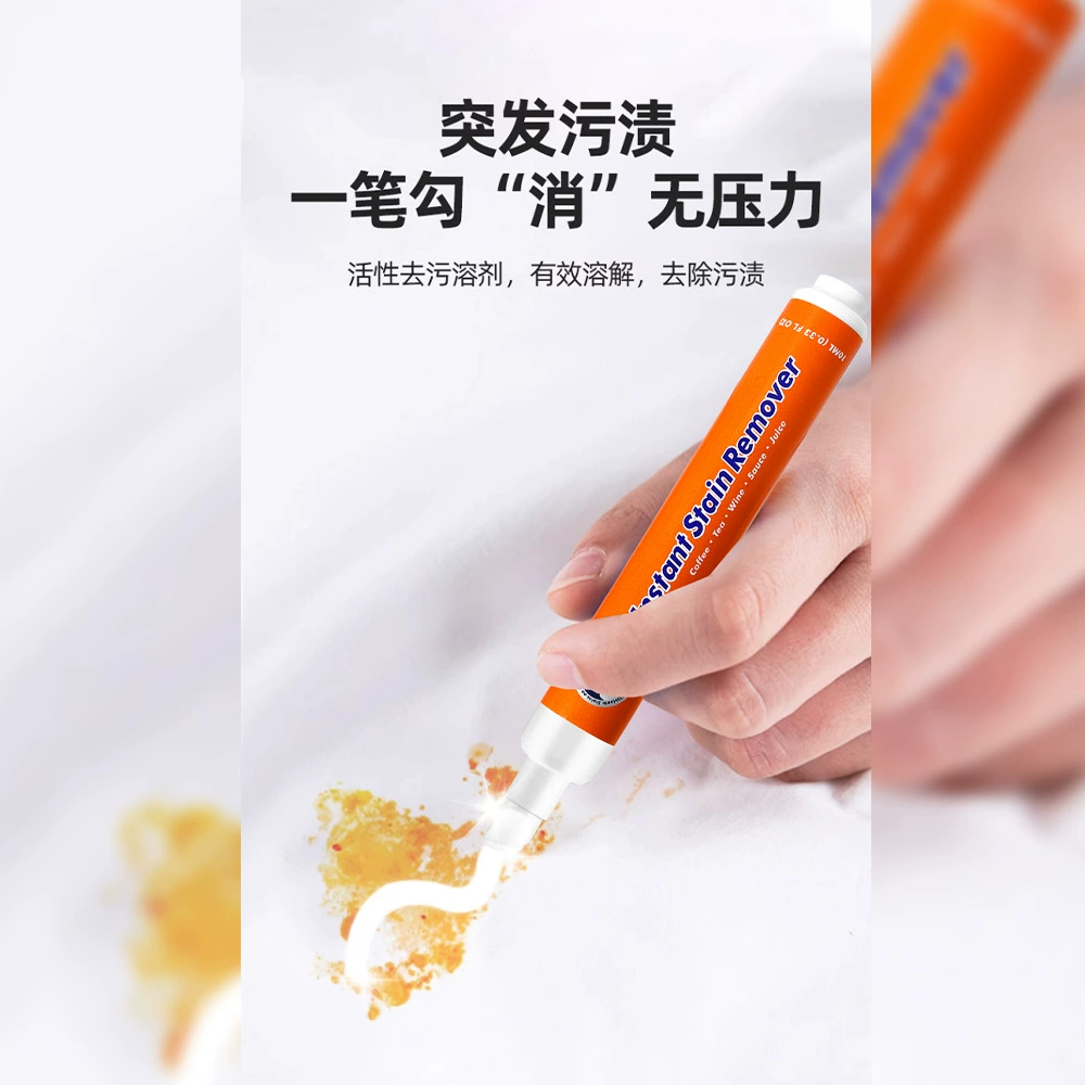 Ручка-пятновыводитель без смывания для удаления пятен от горячих блюд, барбекю, крови, джема; средство для сухой чистки белой одежды; ручка-пятновыводитель от жирных пятен.
