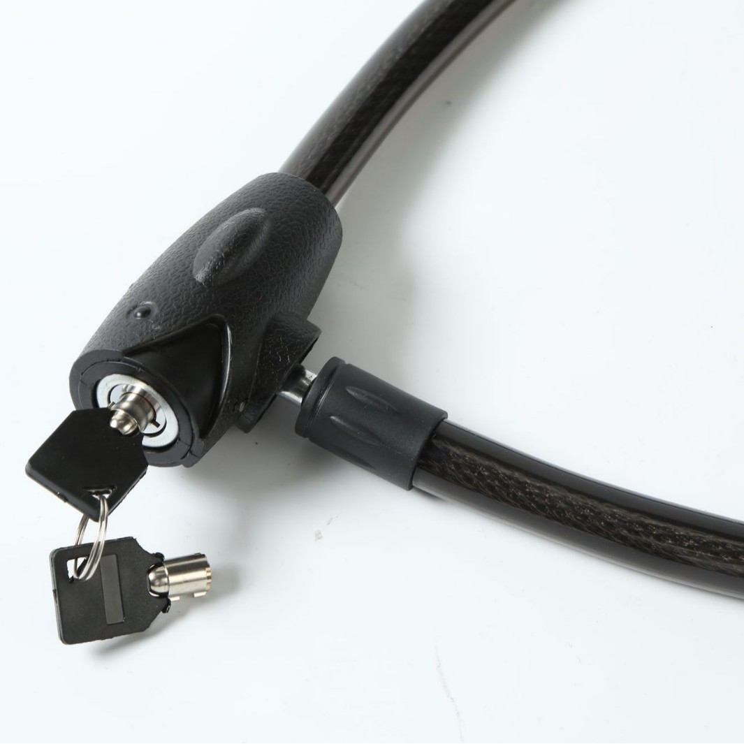 Candado de Cable de Acero Antirrobo con Llave para Bicicleta de Montaña image 3