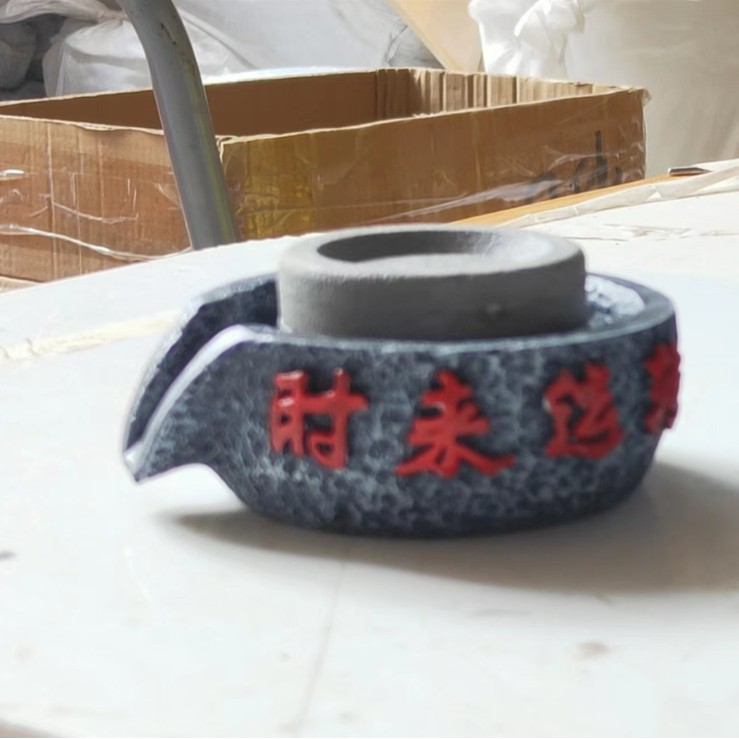 磨盘小石磨盖鱼缸假山石头流水喷泉盆景摆件风水轮吸上水石小配件