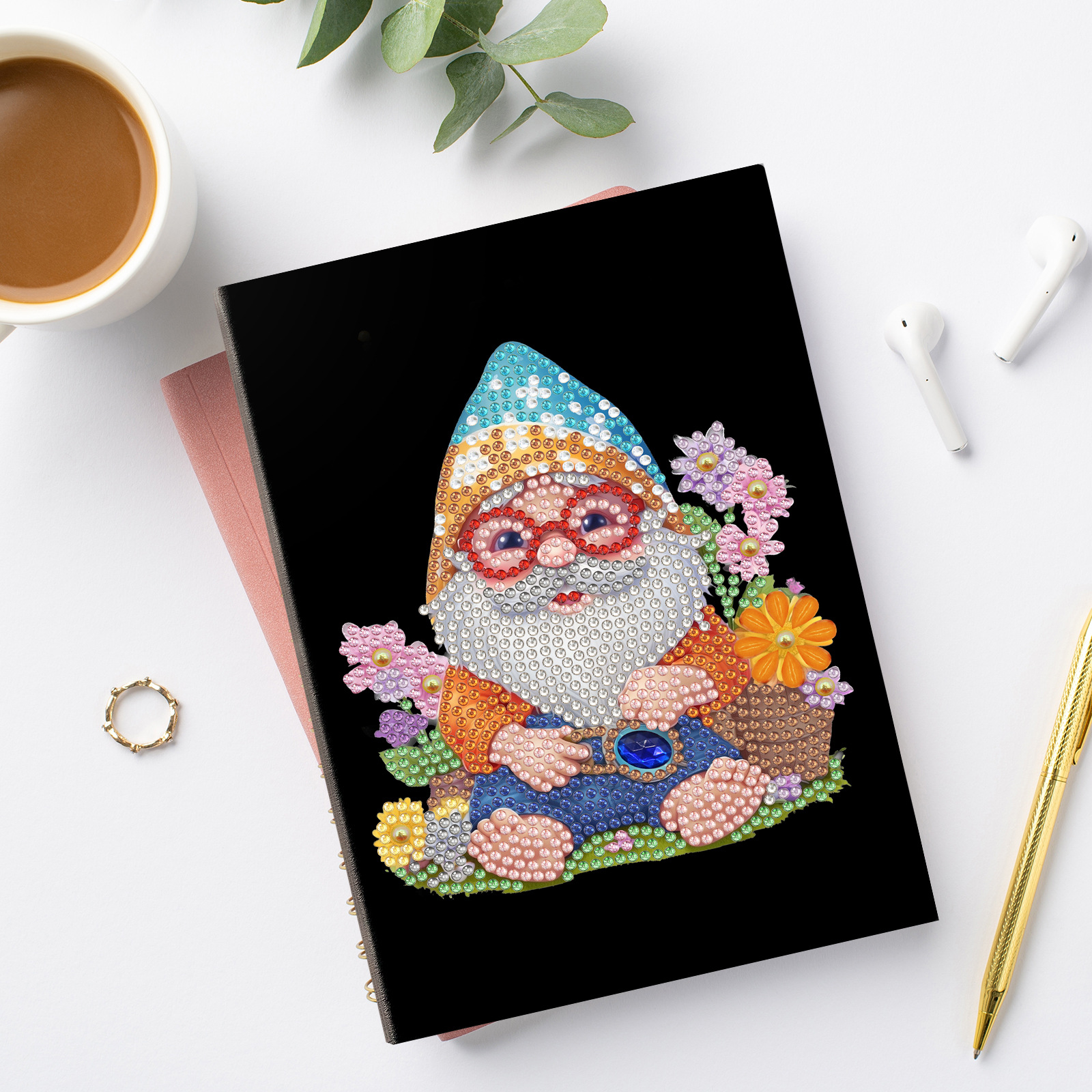 Accesorios de pintura de diamantes más vendidos a nivel internacional, pegatinas de diamantes hechas a mano, diario de pintura de diamantes A5, venta directa del fabricante.