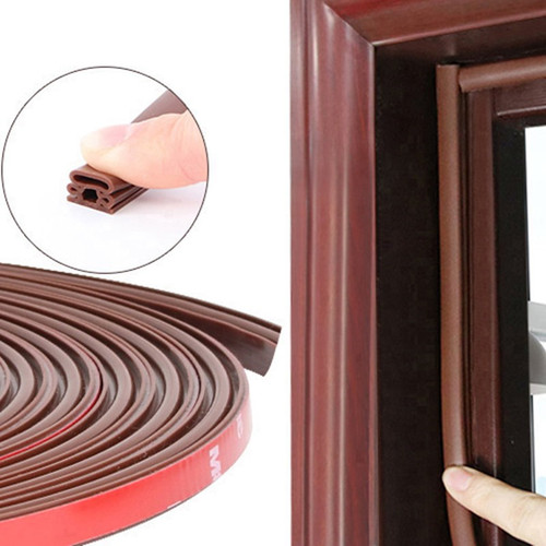 Anti-theft door, I-shaped soundproof and heat-preserving window—self-adhesive door and window sealing strip, frame accessories, and impact-resistant silicone windblock.