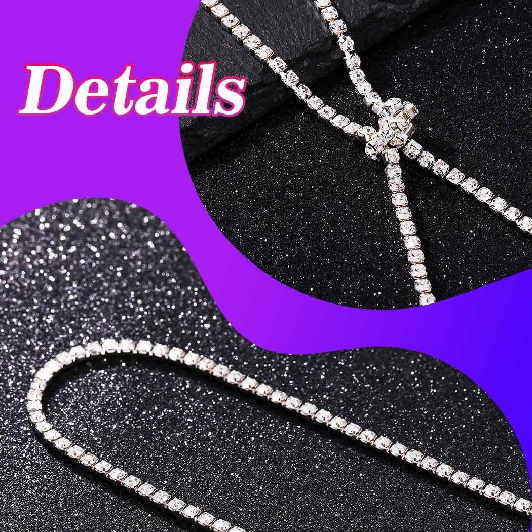 Catena corpo sexy con strass e nappe collana donna moda_voghion.com