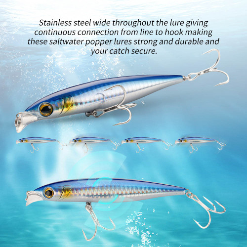 All swimming layer long-distance casting quivering sinking hook bait sinking water minnow hard bait long-distance lifting pencil lure bait 10cm 11.5cm
