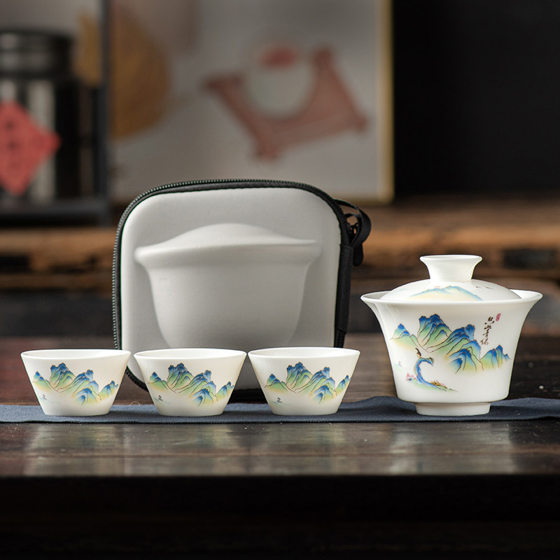 旅行茶器携帯用工夫茶器セット屋外ティーポット|undefined